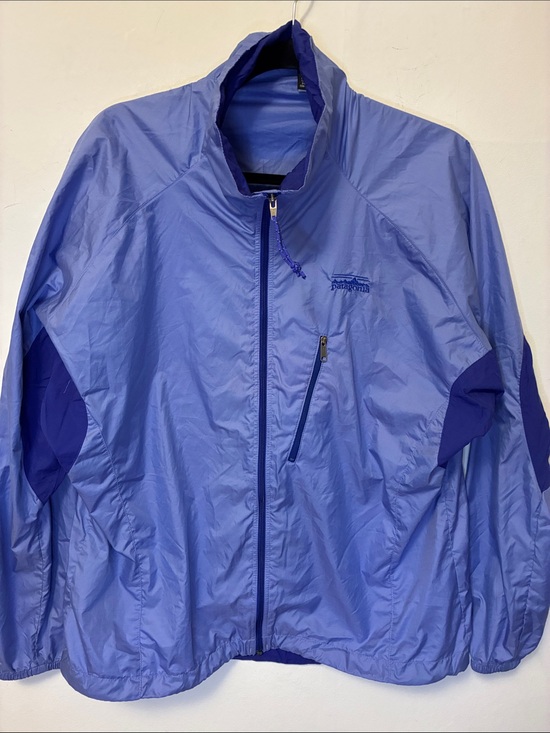 Patagonia Jackets & Blazers - Patagonia Lightweight Periwinkle Blue Wind Shirt Jacket Large